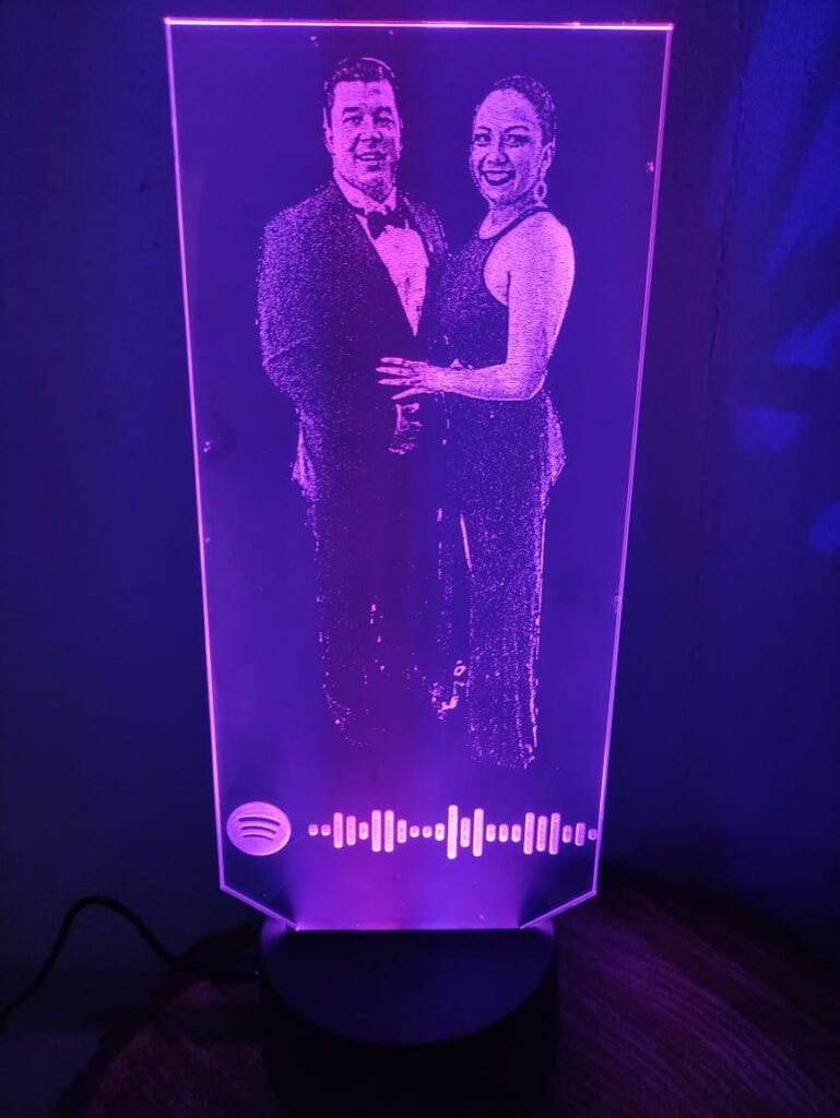 lampara led personalizada