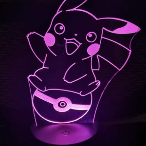 lampara led pikachu