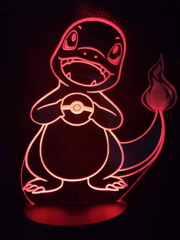 lampara led charmander