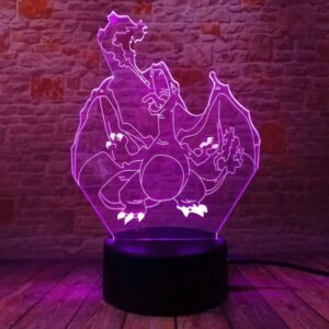 lampara led charizard