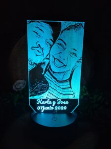 Lampara Led Personalizada Grabada photo review