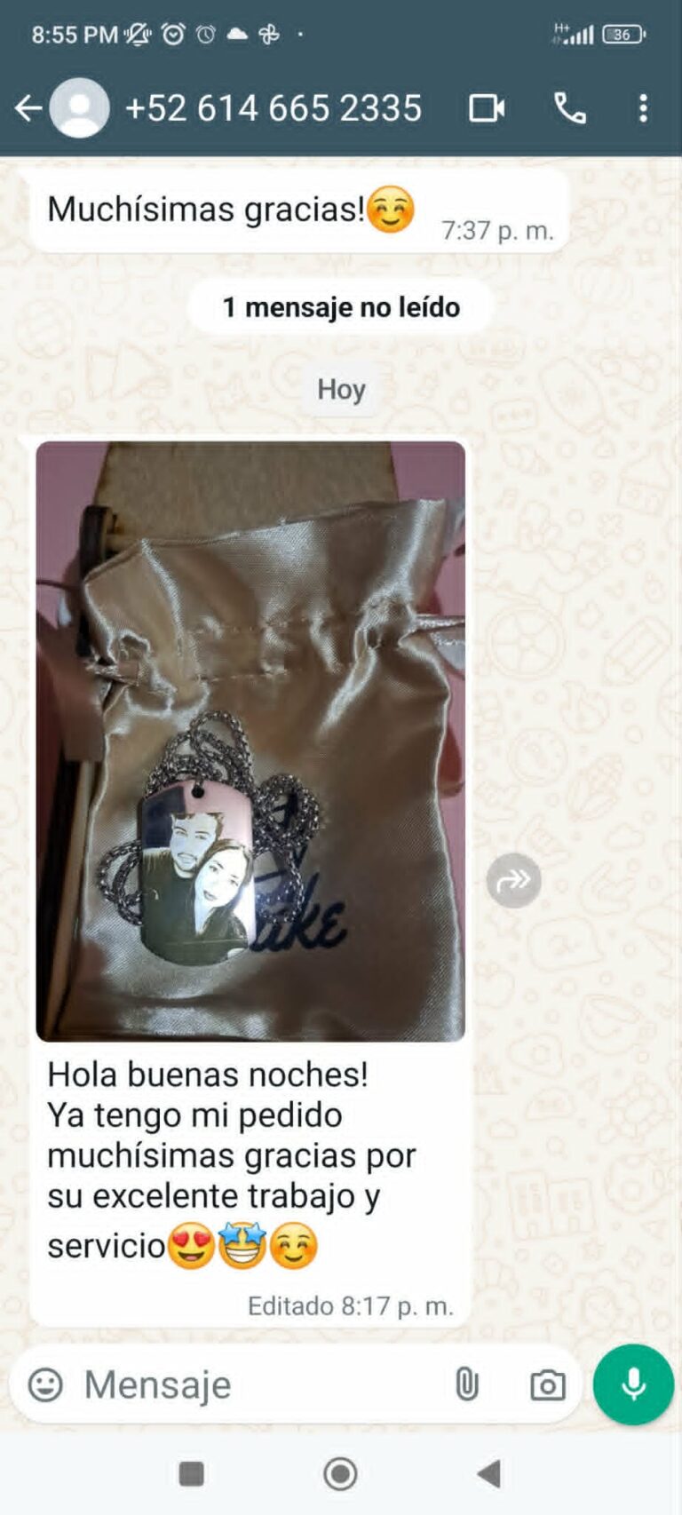 Captura de reseña