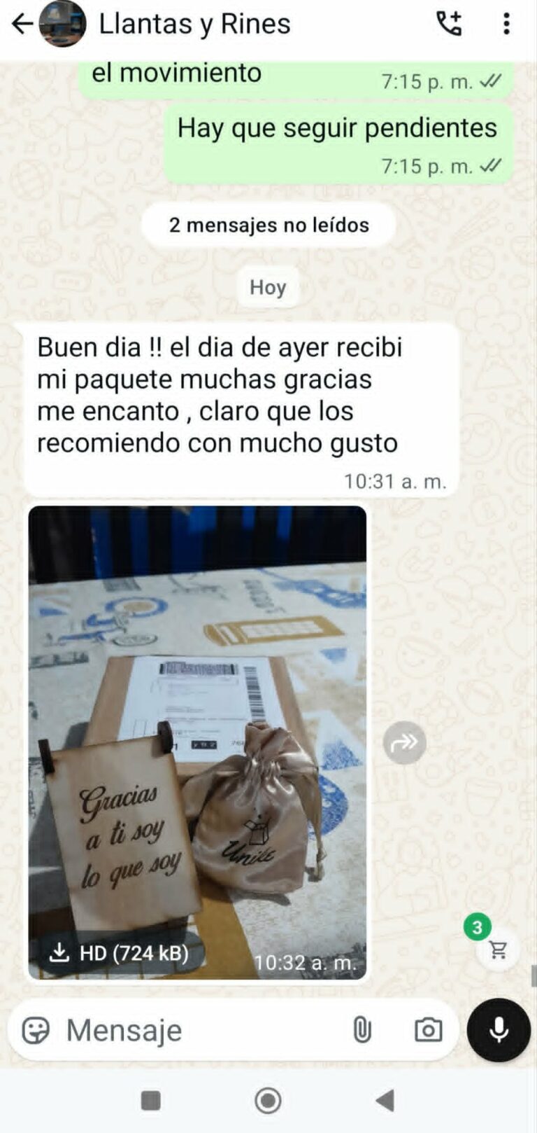 Captura de reseña