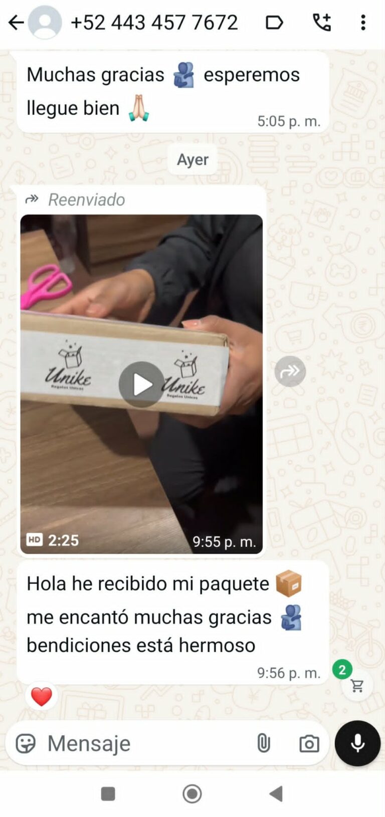 Captura de reseña