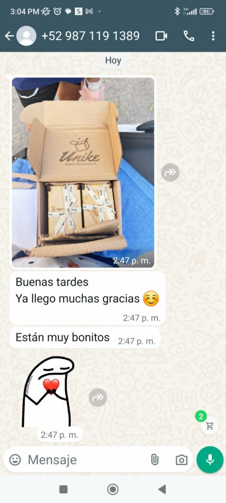 Captura de reseña