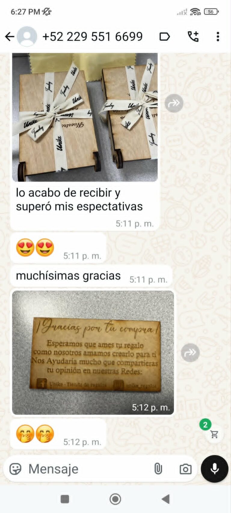Captura de reseña