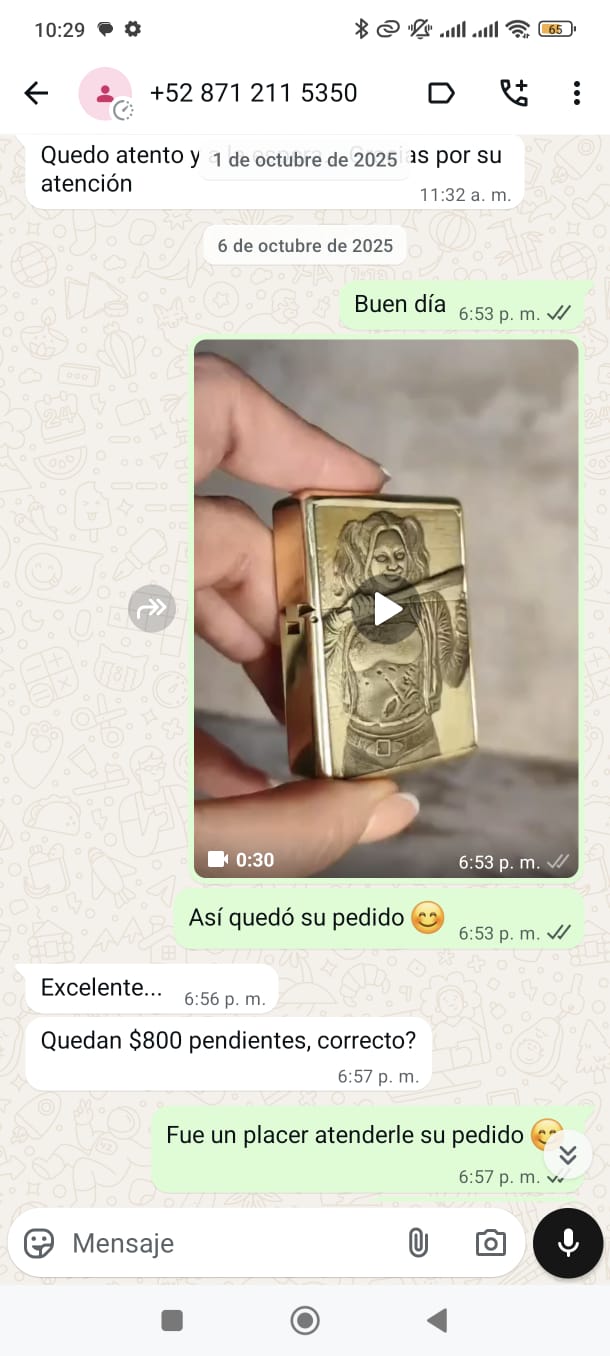 Captura de reseña