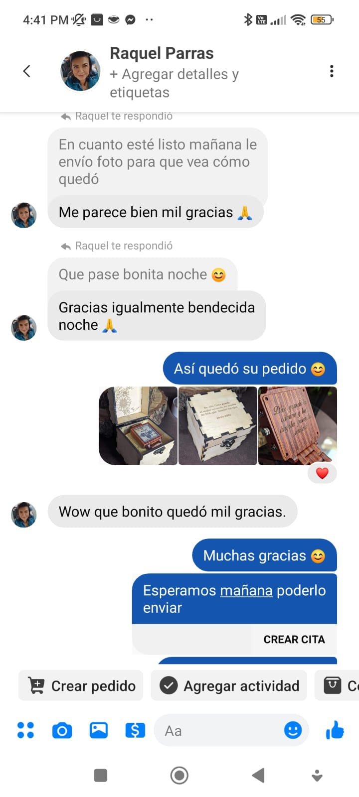 Captura de reseña