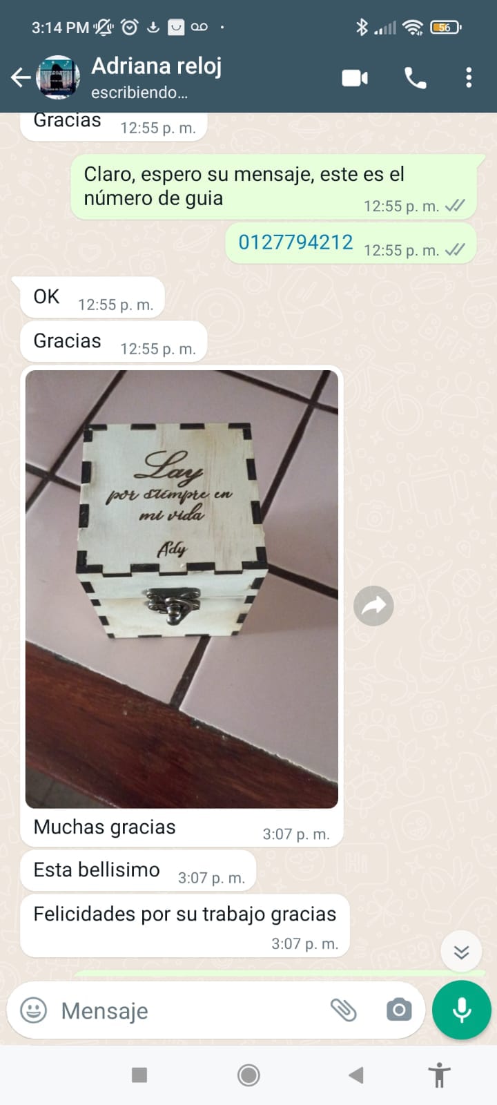 Captura de reseña