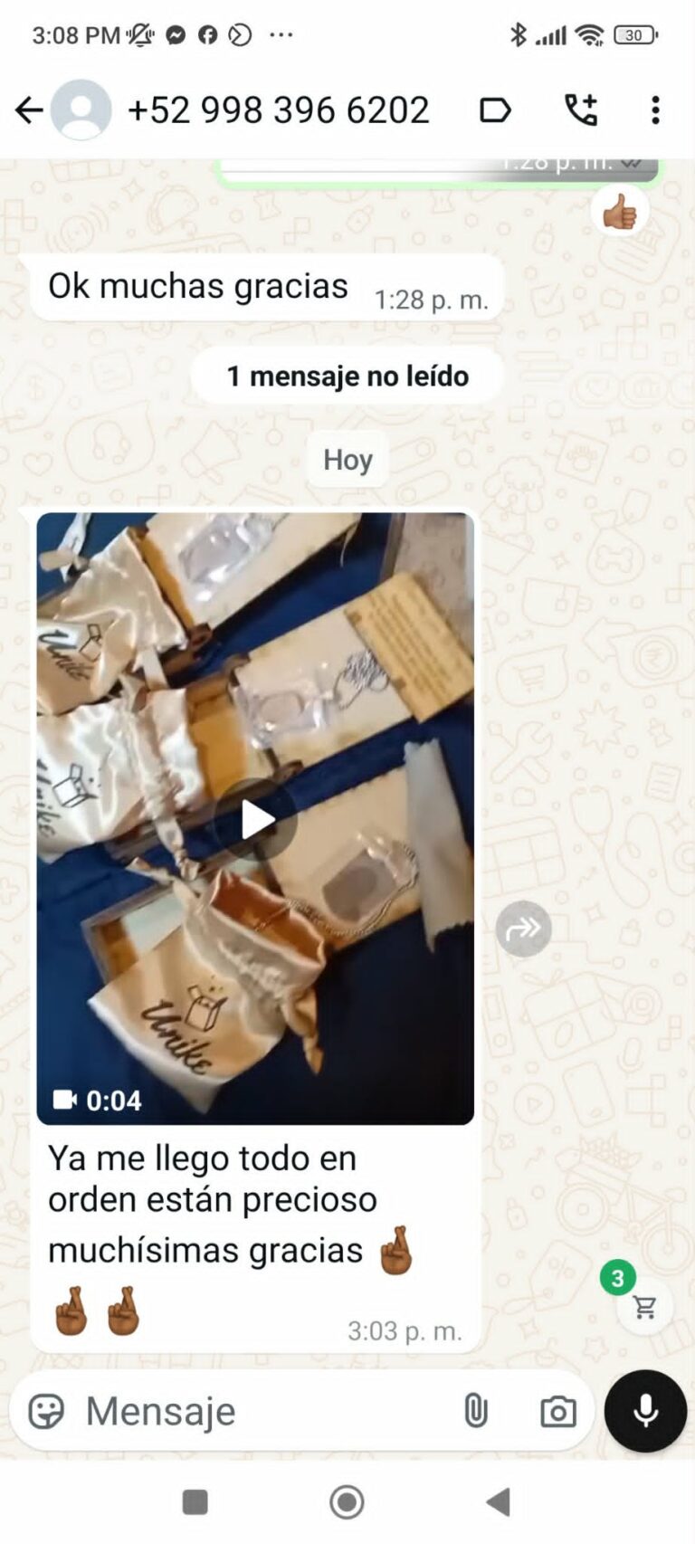 Captura de reseña