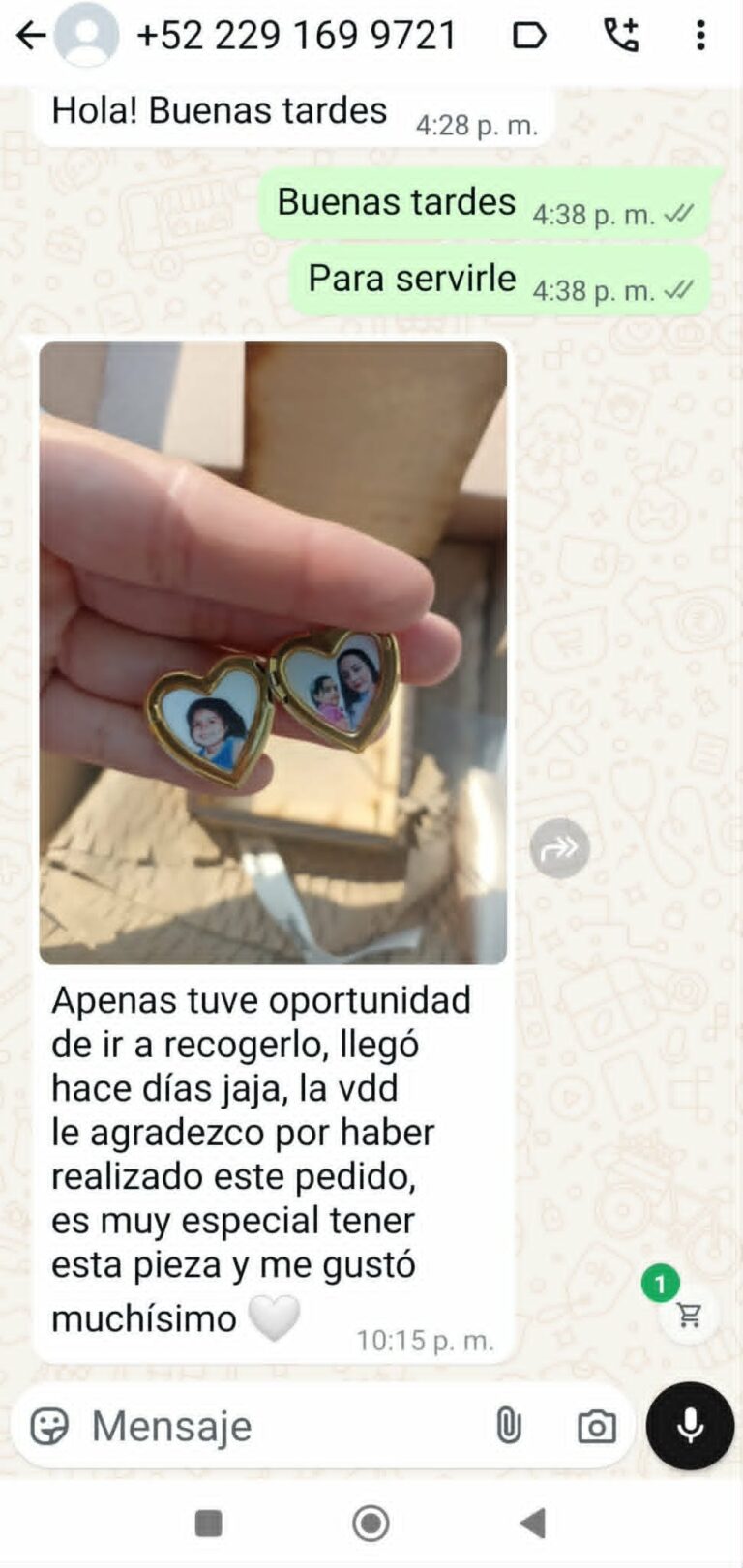 Captura de reseña