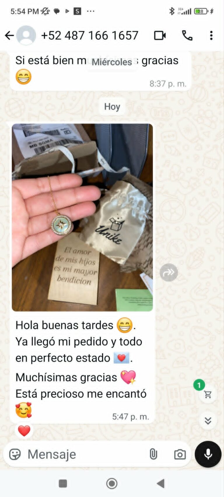 Captura de reseña
